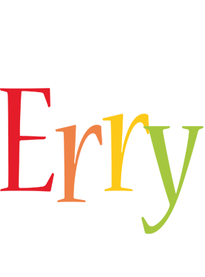 Erry birthday logo