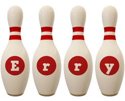 Erry bowling-pin logo