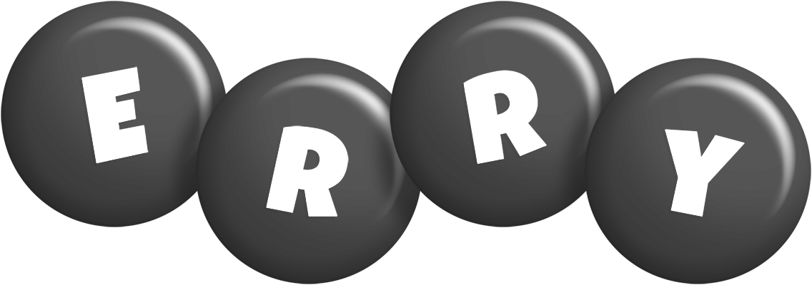 Erry candy-black logo