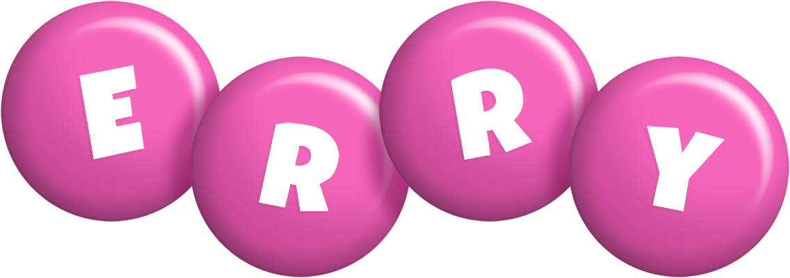 Erry candy-pink logo