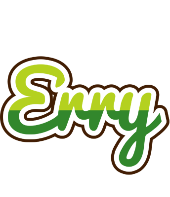 Erry golfing logo