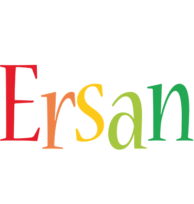 Ersan birthday logo