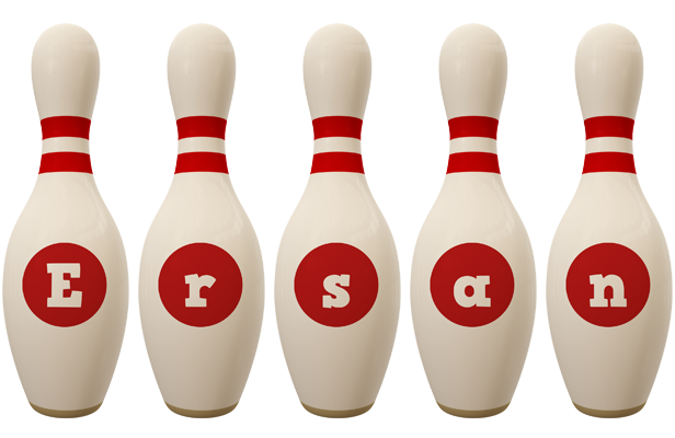 Ersan bowling-pin logo
