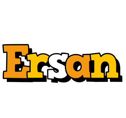 Ersan cartoon logo