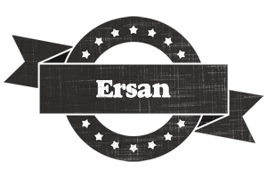 Ersan grunge logo