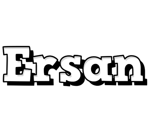 Ersan snowing logo