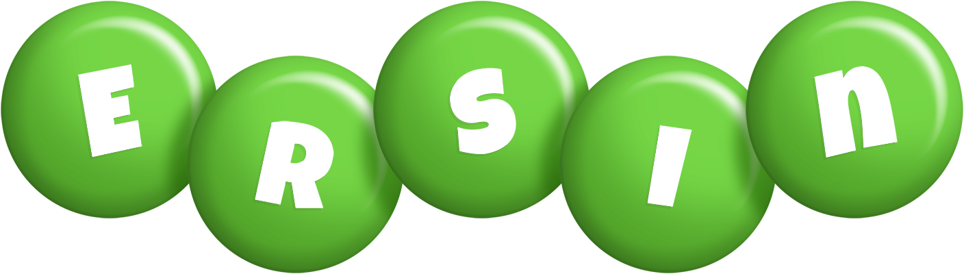 Ersin candy-green logo
