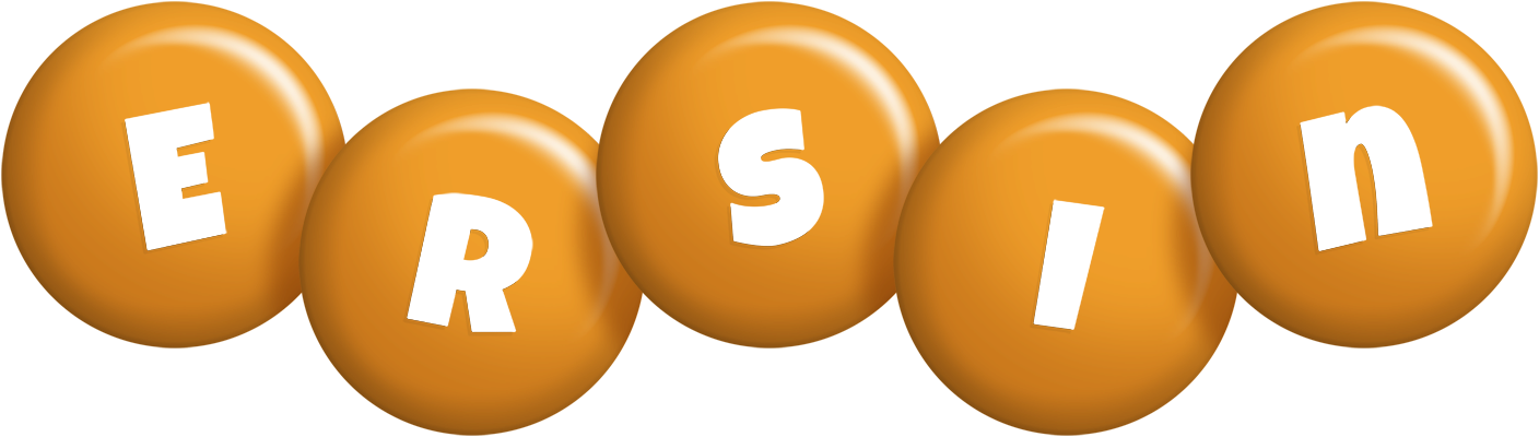 Ersin candy-orange logo