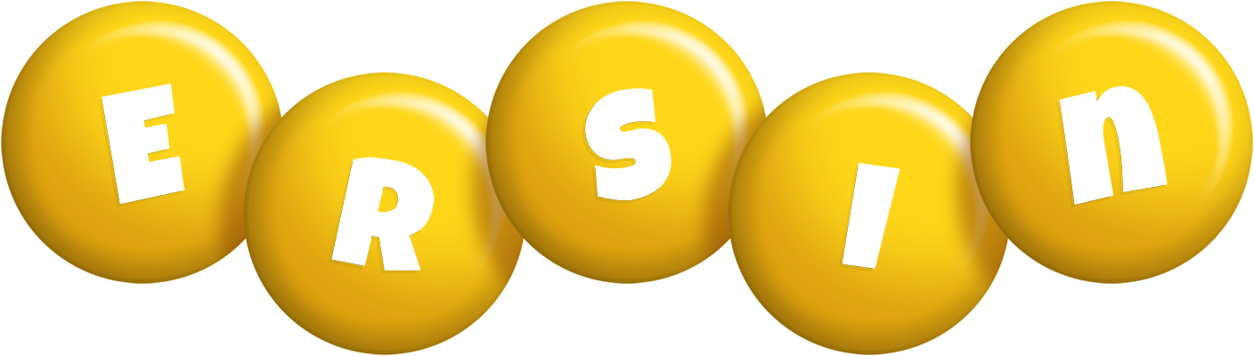 Ersin candy-yellow logo