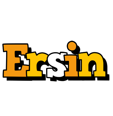 Ersin cartoon logo