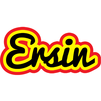Ersin flaming logo