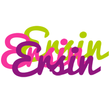 Ersin flowers logo