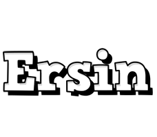 Ersin snowing logo