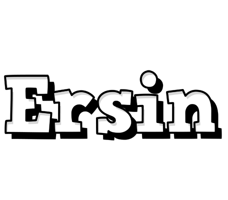 Ersin snowing logo
