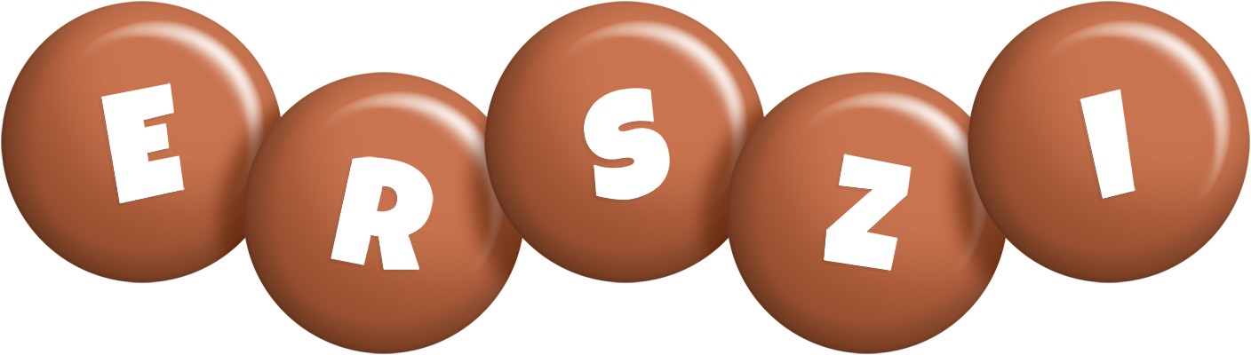 Erszi candy-brown logo