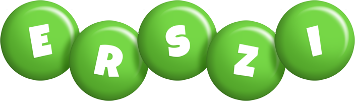 Erszi candy-green logo