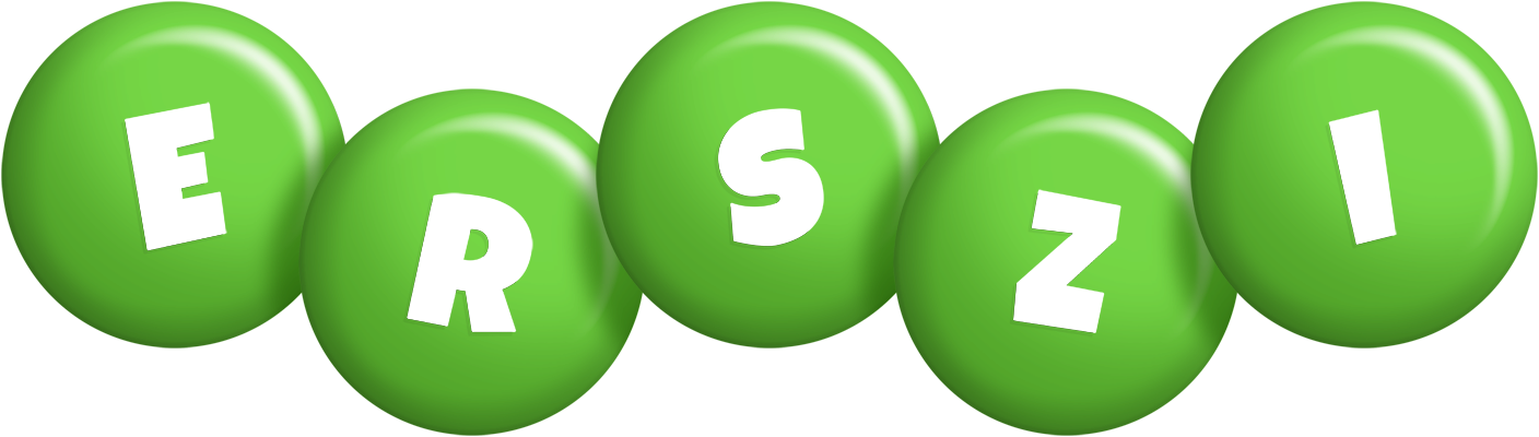 Erszi candy-green logo