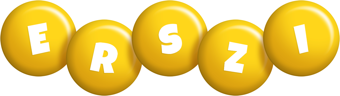 Erszi candy-yellow logo