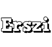 Erszi snowing logo