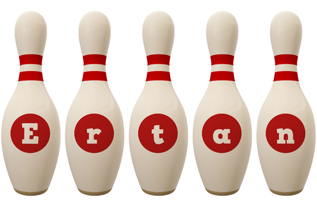 Ertan bowling-pin logo
