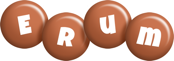 Erum candy-brown logo