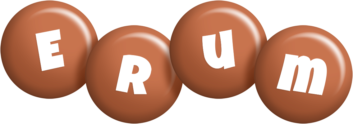 Erum candy-brown logo