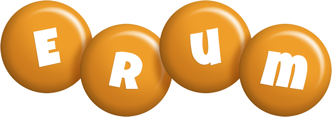 Erum candy-orange logo