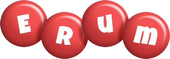 Erum candy-red logo