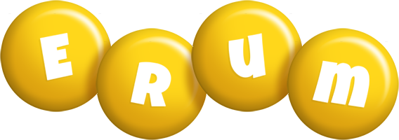 Erum candy-yellow logo