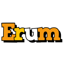 Erum cartoon logo