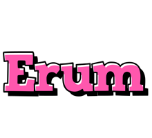 Erum girlish logo