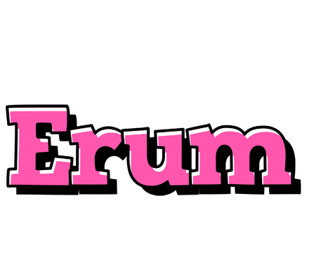Erum girlish logo