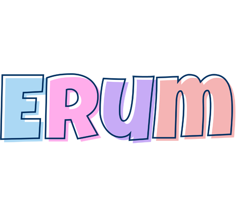 Erum pastel logo