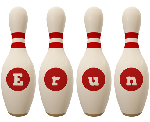 Erun bowling-pin logo