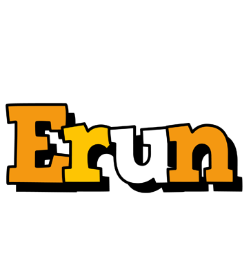 Erun cartoon logo