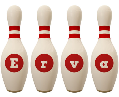 Erva bowling-pin logo