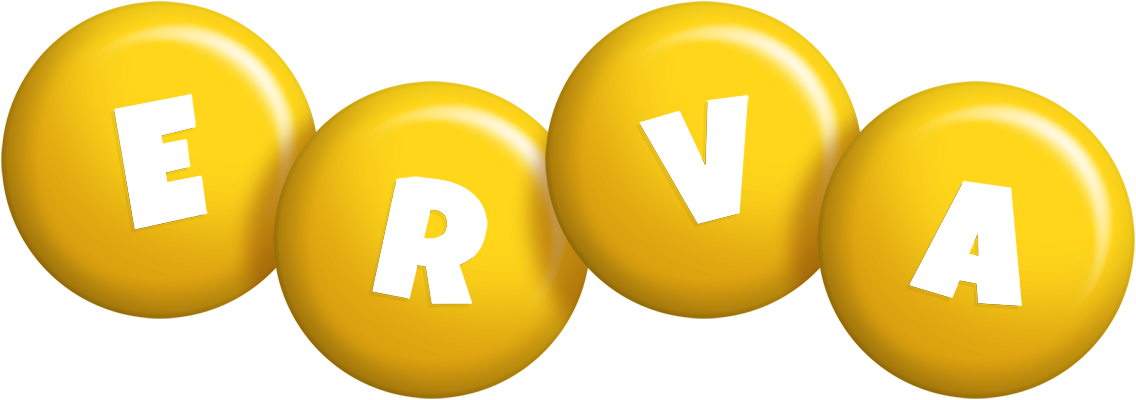 Erva candy-yellow logo