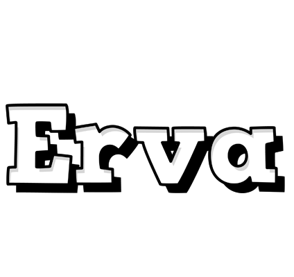 Erva snowing logo