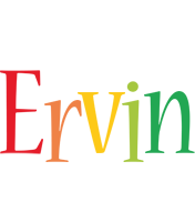 Ervin birthday logo