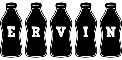 Ervin bottle logo