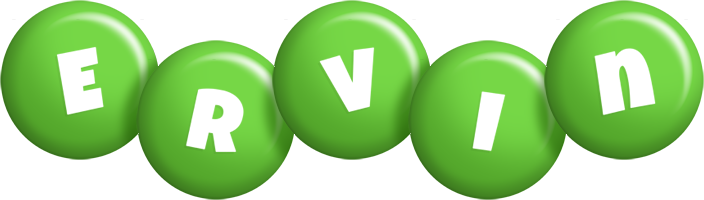 Ervin candy-green logo
