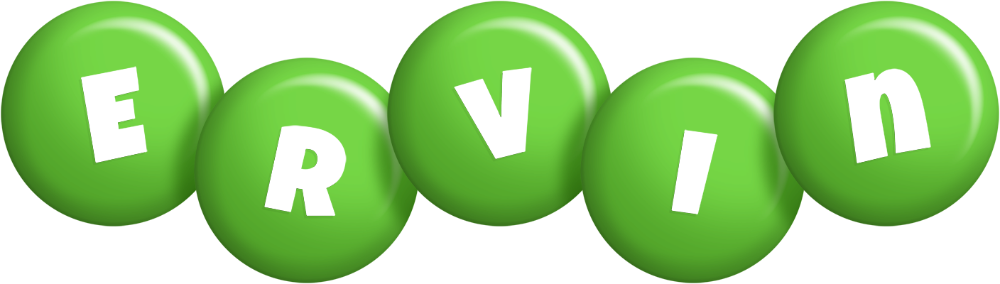 Ervin candy-green logo