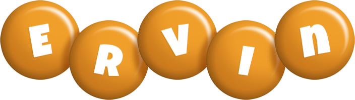 Ervin candy-orange logo