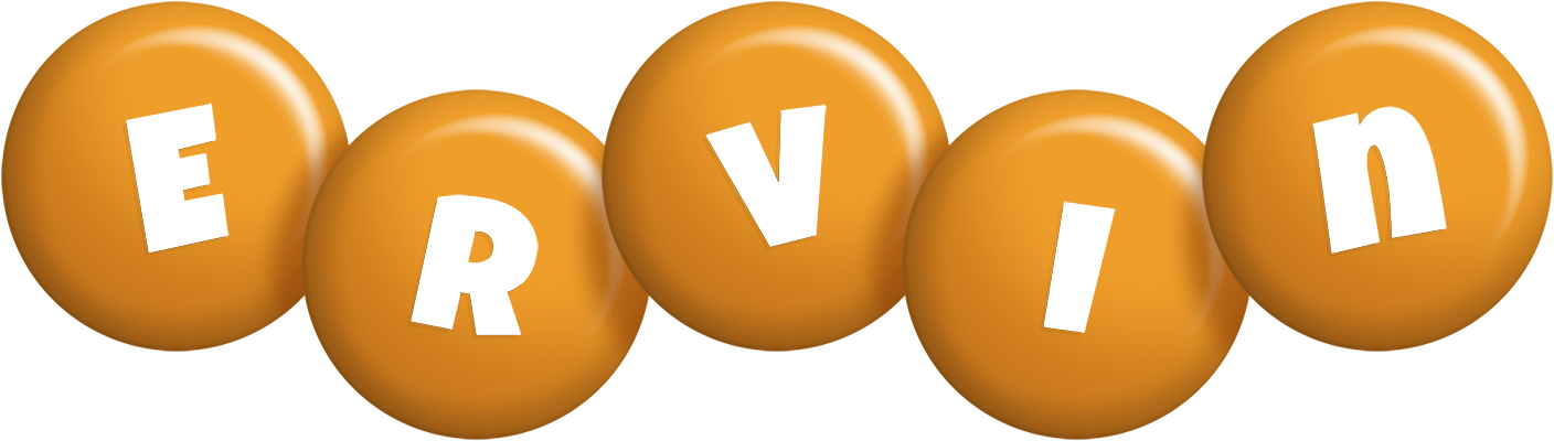 Ervin candy-orange logo