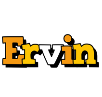 Ervin cartoon logo
