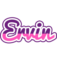 Ervin cheerful logo