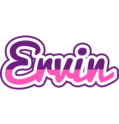 Ervin cheerful logo