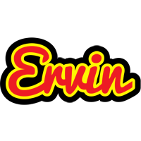 Ervin fireman logo