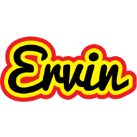 Ervin flaming logo
