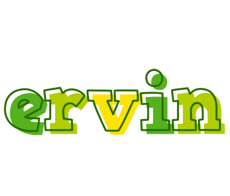 Ervin juice logo